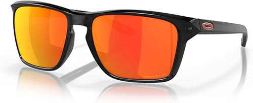 Oakley Sylas OO9448 - Gafas de sol rectangulares para hombre, correa de paquete + kit de cuidado iWear de diseñador
