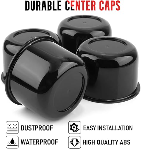 Miniatura 10 de RTRHINOTUNING Tapas centrales de 3.25 pulgadas compatibles con Eagle ALEACIONES 5 x 4.5 (5 x 114.3) 5 x 4.75 (5 x 120.7), paquete de 4, plástico ABS