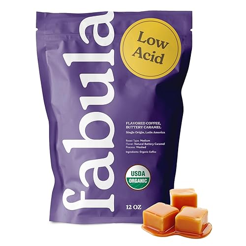 Vista 32 de Fabula Café French Press recién molido, orgánico, bajo en ácido, origen único, sin OMG, sin moho, 12 onzas