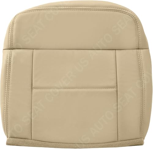 Cubierta de cuero inferior del pasajero trasero para 2004 para Ford F150 Lariat Light Parchment Tan