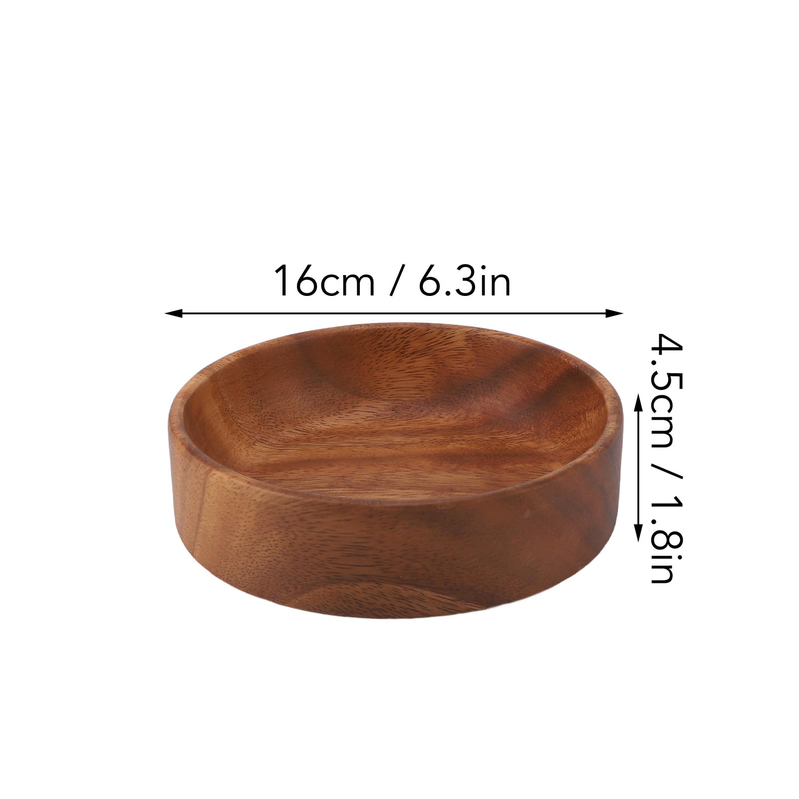 Ensaladera de madera extra grande – Versátil cuenco redondo para servir frutas y aperitivos para encimera de cocina, ideal para ensaladas, postres y exhibición de frutas, perfecto para entretenimiento