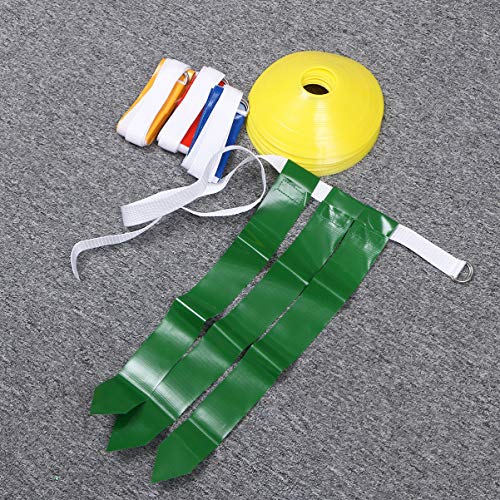 Conjunto de 10 peças de cinto de futebol Besportble, cones de disco esportivos para esportes ao ar l