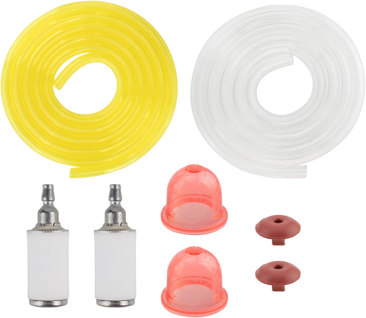 Topkidame 530058709 Fuel Filter Line Hose Primer Bulb Kit Fits for Poulan Craftsman
