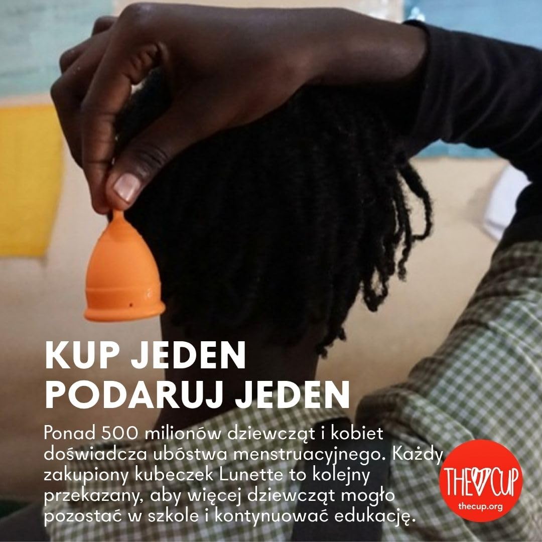 Lunette Kubeczek Menstruacyjny-Wielorazowy – Silikon Medyczny bez BPA – do 12 Godzin Komfortu – Alternatywa dla Tamponów – Wyprodukowany w Finlandii – Rozmiar 2 Violet