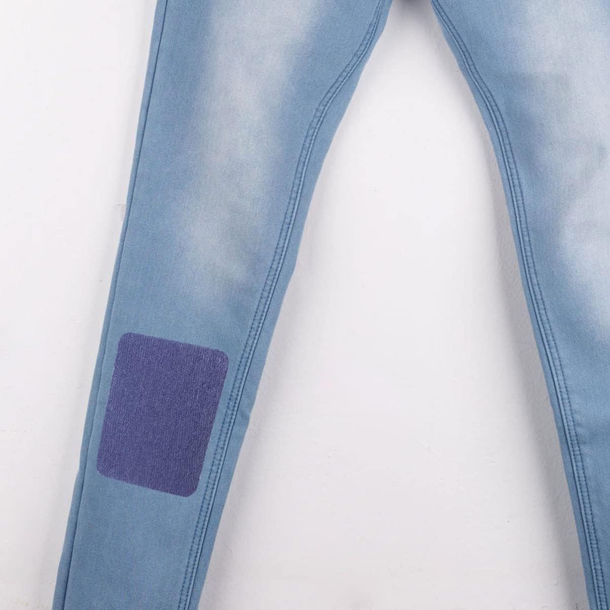 Lurrose 3sets Elbow Knee Patches for Clothing Self-Adhesive Denim Repair Stickers Random Styles for Sweaters Shirts Pants Bags and Hats