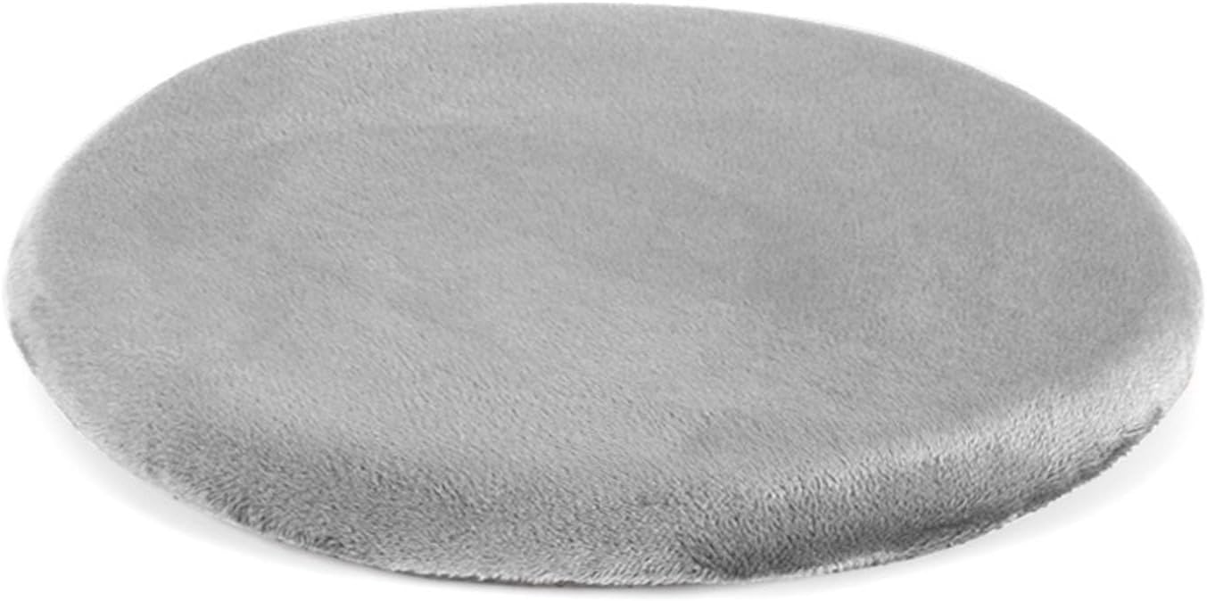 13" Memory Foam Chair Cushion, Anti Slip Round Chair Pad with Rubber Back for