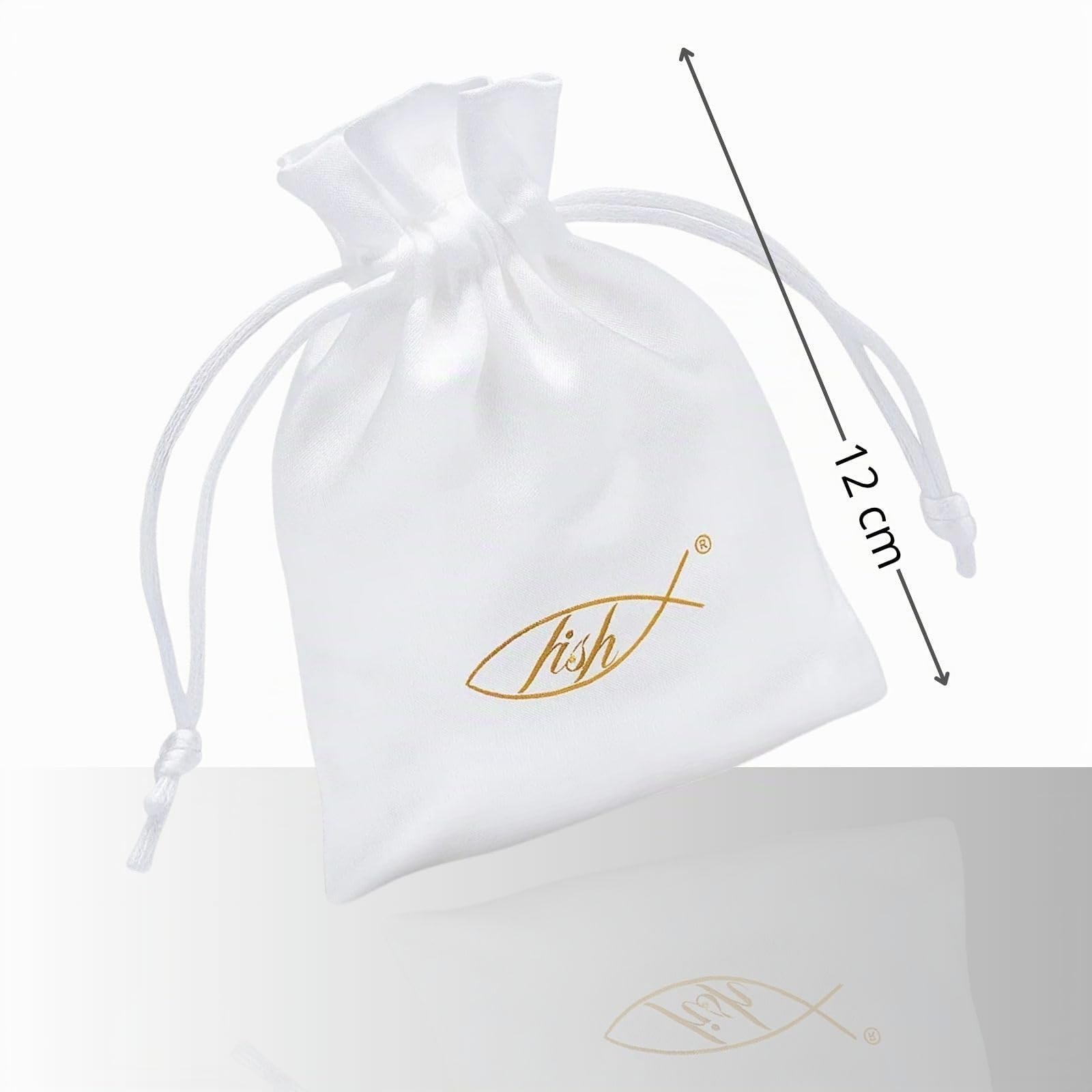 fish Kinderkette Mit Engel Anhänger Und Klaren Kristallen In Gold Optik
