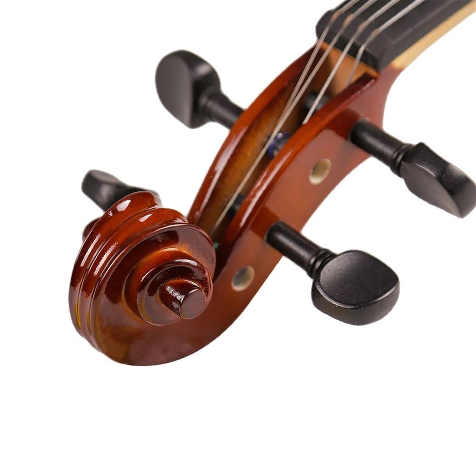 Violino Violino Acustico In Legno Massello Misura 1/8 1/16 Con Archetto E Poggiaspalla Adatto Per Principianti Di Violino(SET1,1/16)