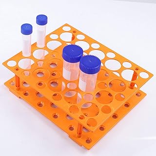 Laboratory Centrifuge Tube Rack, 15ml & 50ml Tubes, Detachable PP Construction, Orange-picture-16