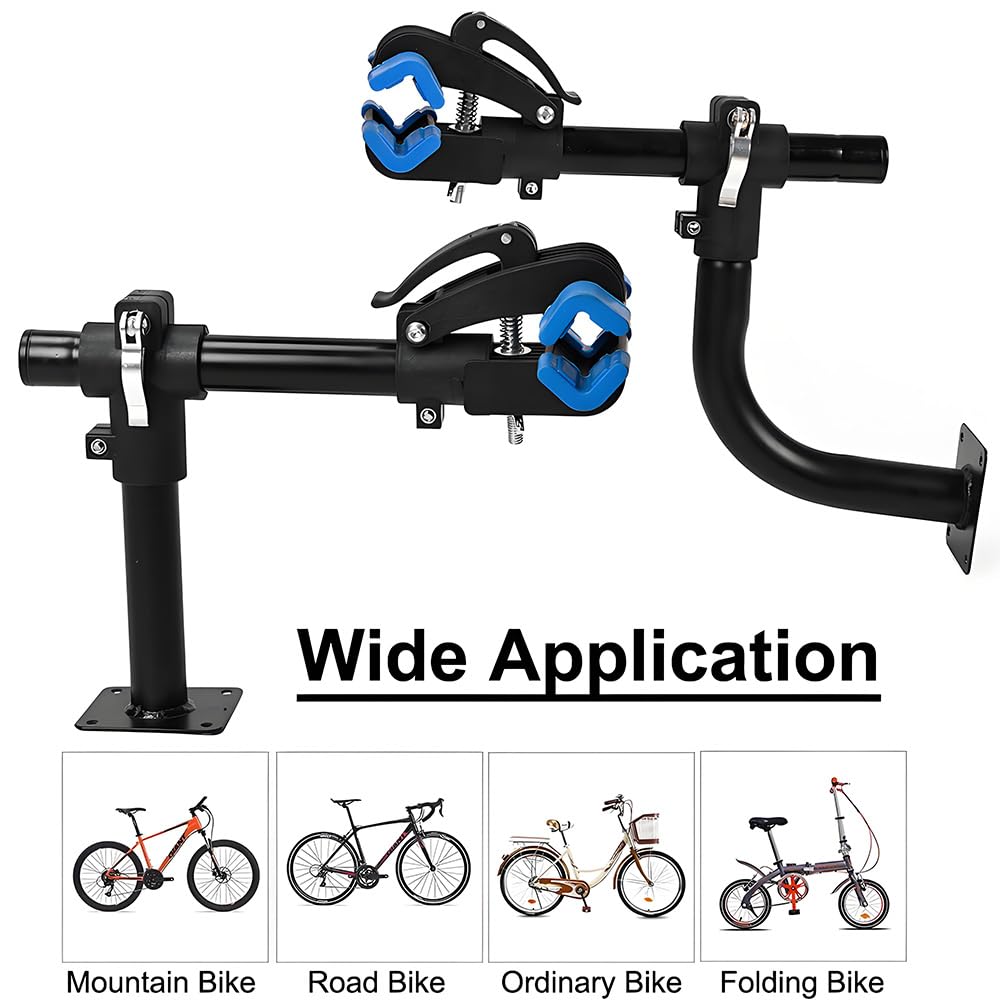 Soporte de reparación de bicicletas montado en la pared, soporte para herramientas y mantenimiento de bicicletas, soporte de mantenimiento de bicicletas para bicicletas de montaña de carretera