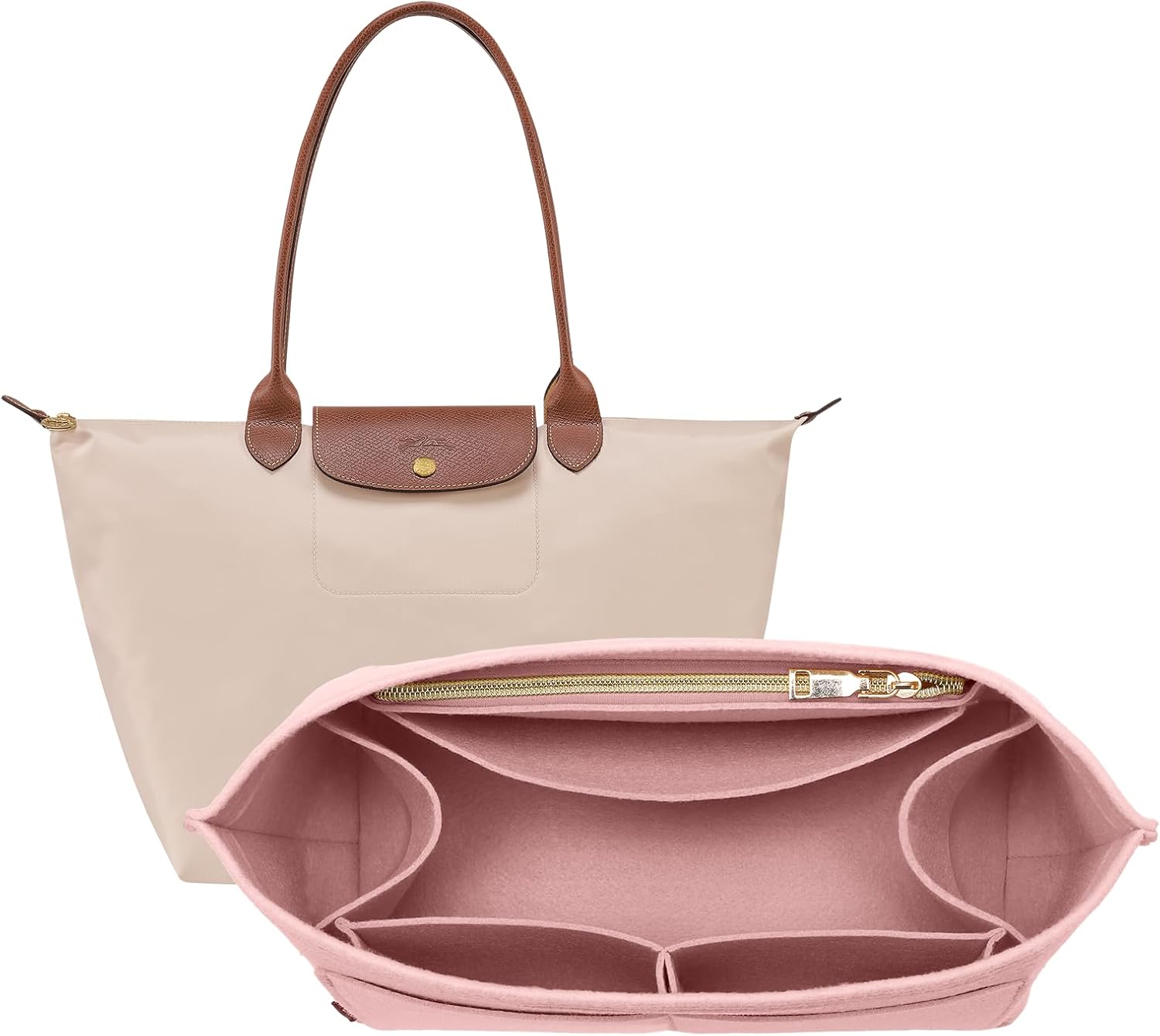 OPPOSHE Purse Organizer Insert for Longchamp Le Pliage,...