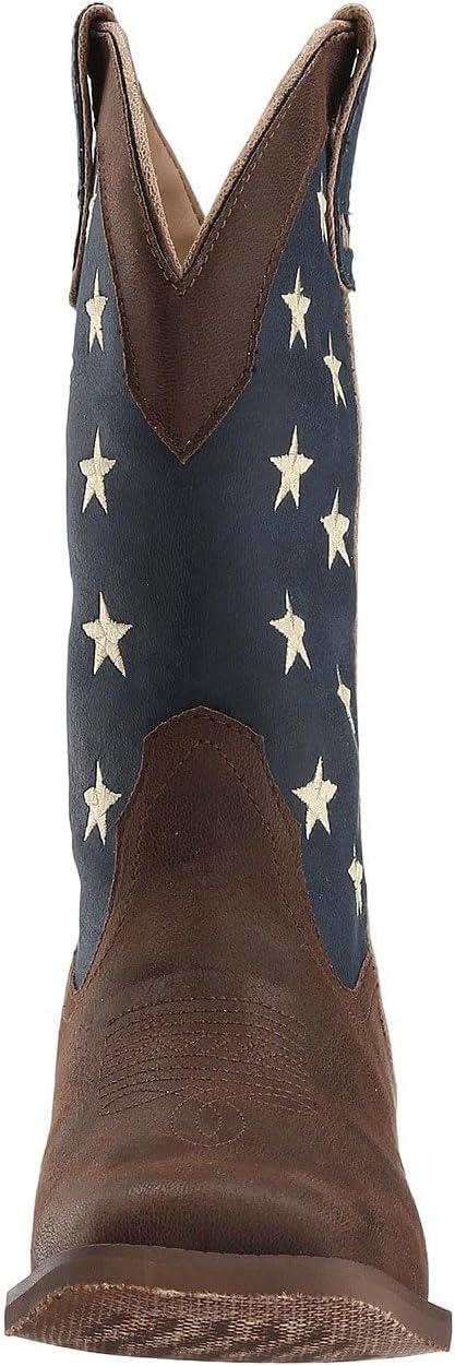 ROPER Toddler Girls American Patriot Square Toe Casual Boots Mid Calf