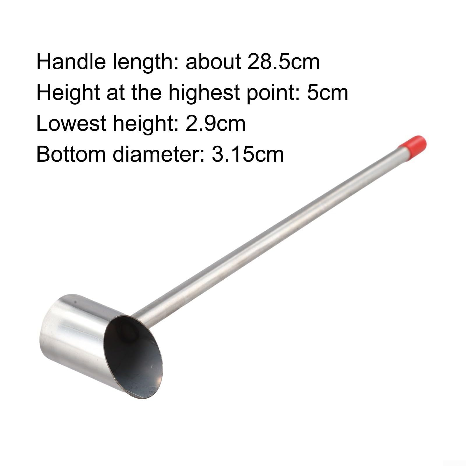 Cuillère à sucre en acier inoxydable pour machine à barbe à papa Design convivial Taille L