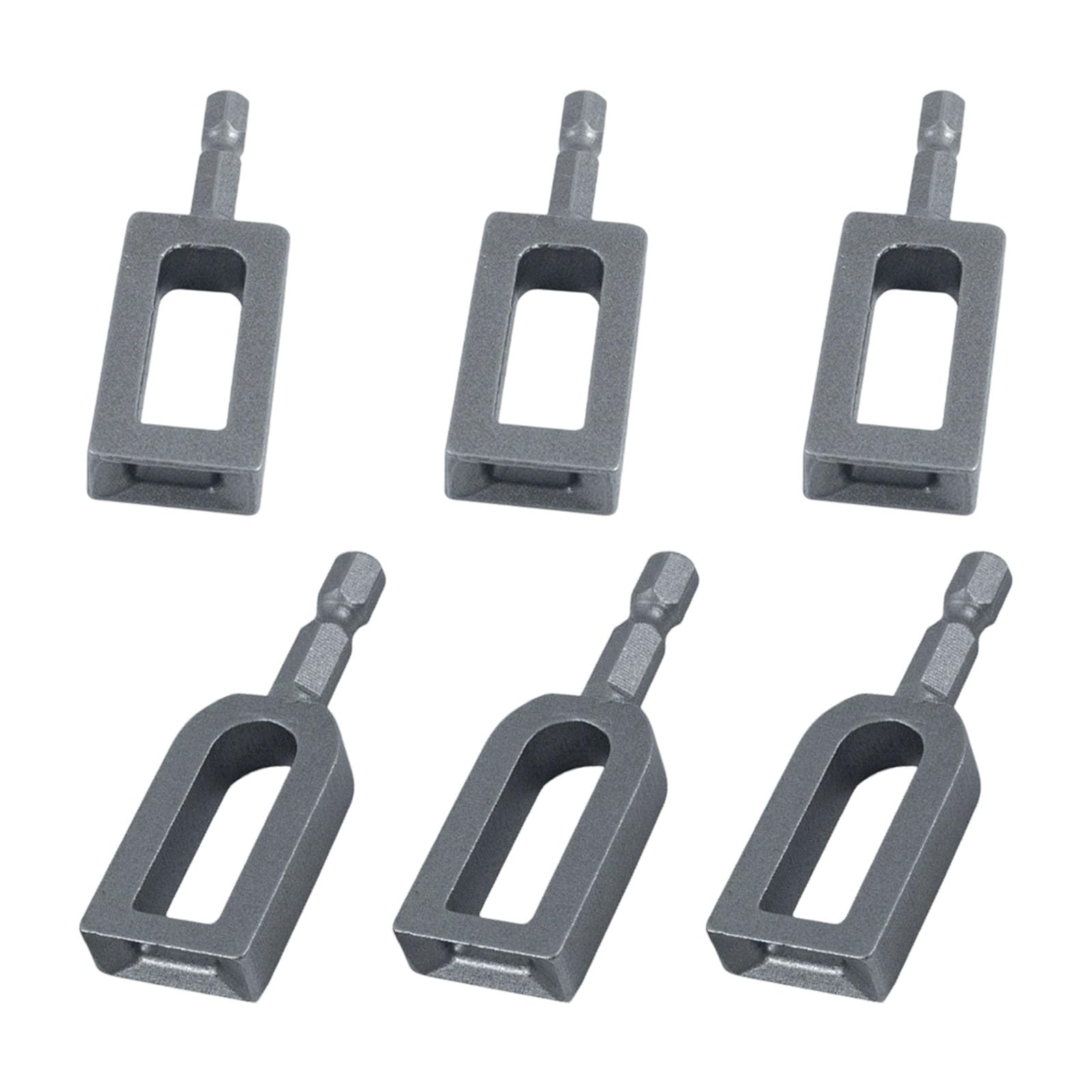 Xjdzineq 3 Squares 3 Arcs Wire Twisting Tool Electric Drill Attachment Hexagonal Cable Tying Bit For Wire Tying And Fastening Tasks Enduring For Pipe Chain Link Netting Installation