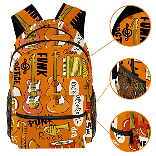 Sac à dos décontracté léger et ergonomique à imprimé vectoriel multicolore