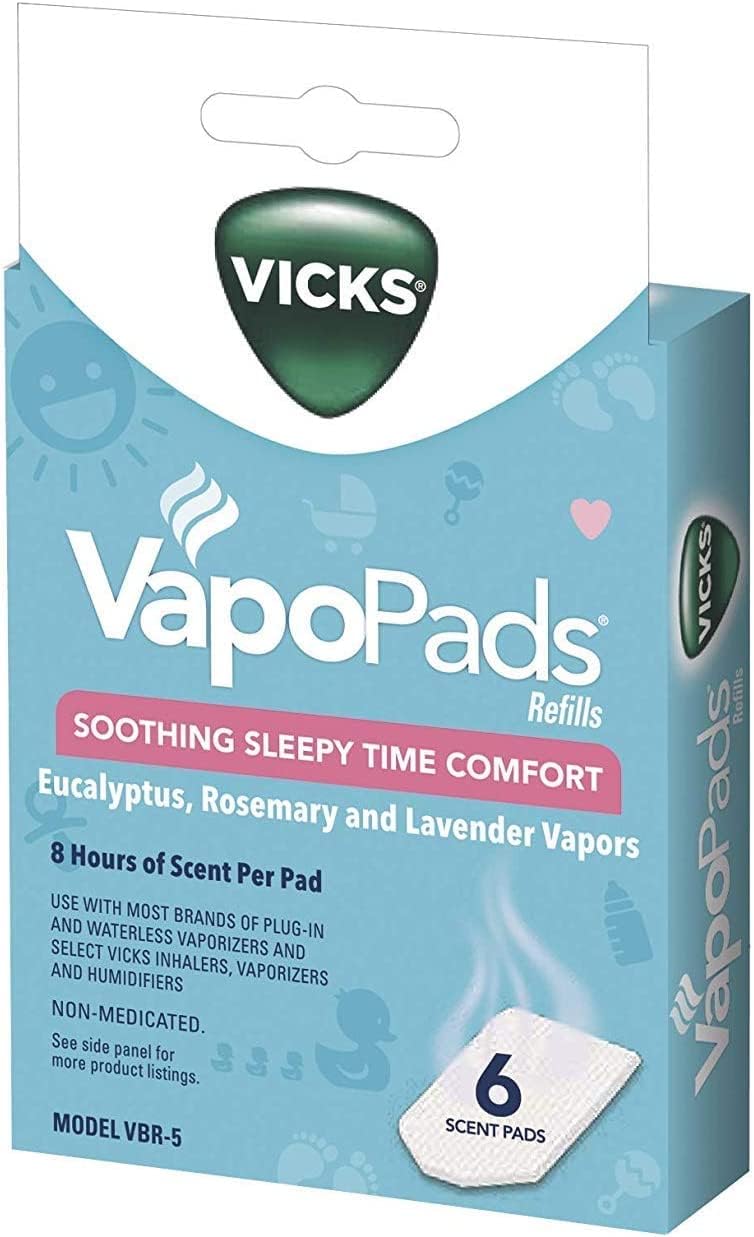 Vicks Vapopads Refill Pads Rosemary and Lavender Scent 6