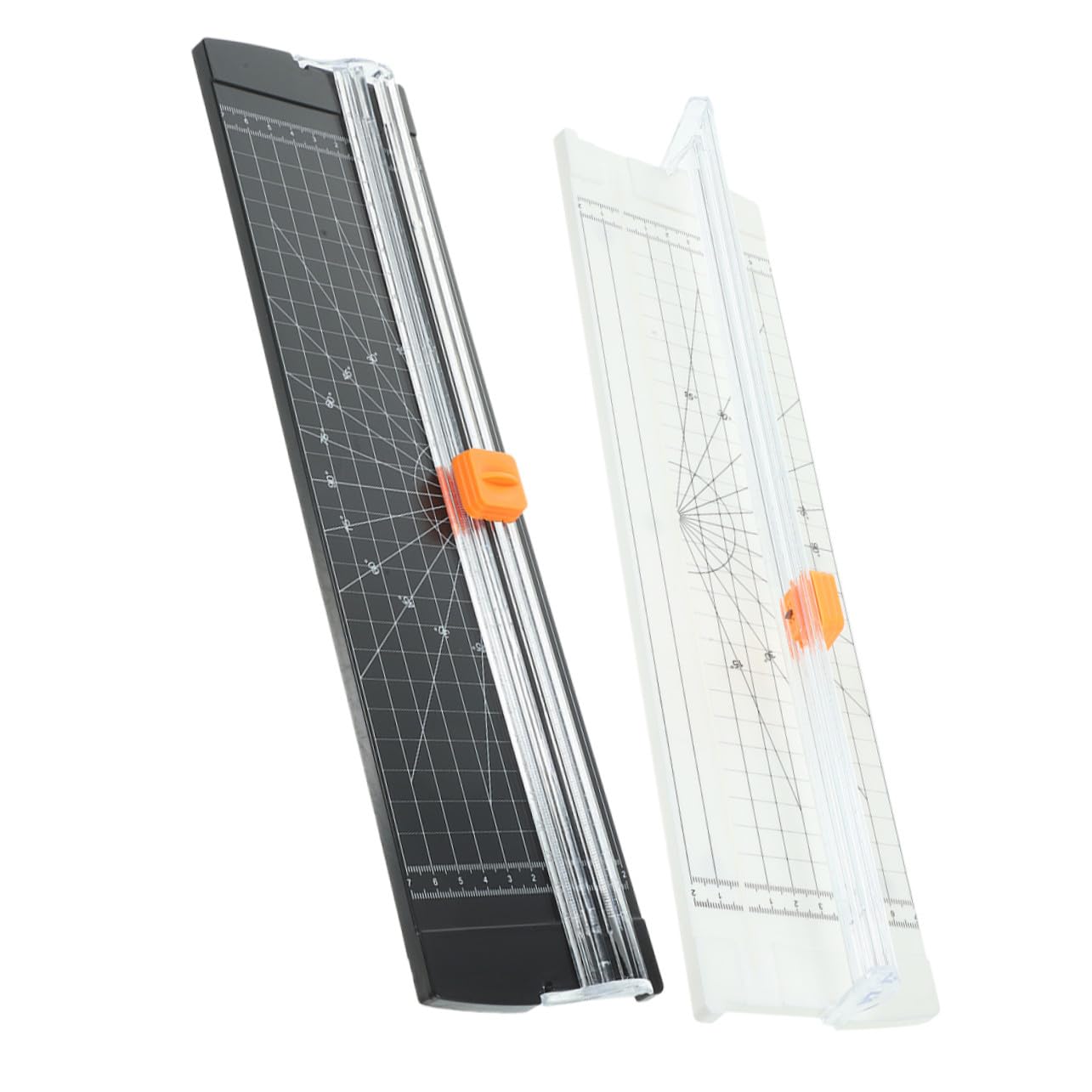 SHINEOFI 2 Pezzi Taglierina Carta Portatile Mini Carta per Scrapbooking Foto e Progetti Creativi e Facile Usare per Adulti Design con Lama Protetta