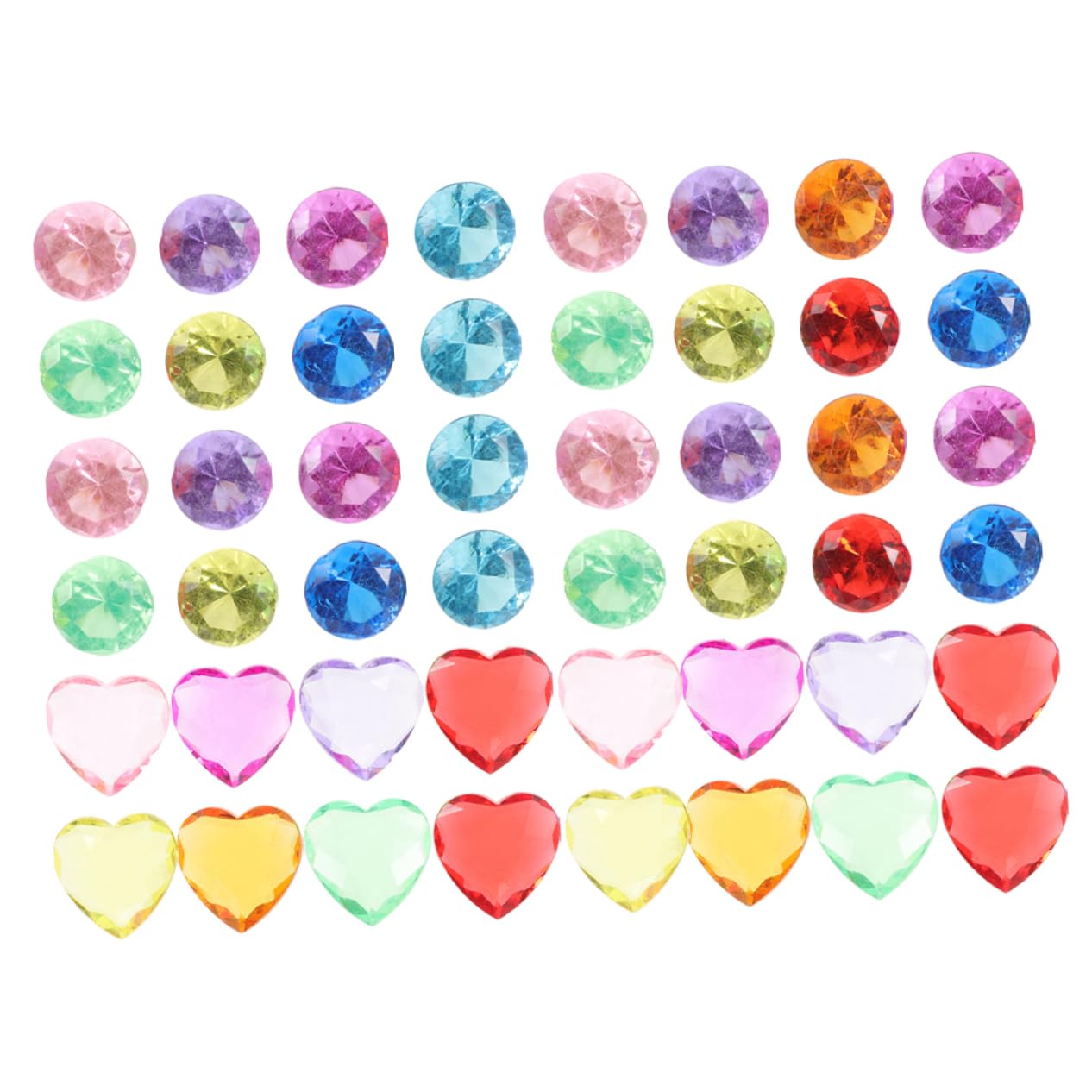 Hohopeti Unique Plastic Diamond Gems Toy Pool Diving Toys for Boys and Girls Diamond Decoration Props for Wedding Dec