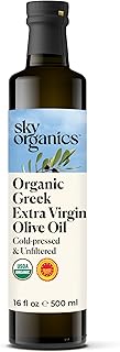 Sky Organics - Organic Extra Virgin Olive Oil, 16 fl oz - Cold Pressed &...