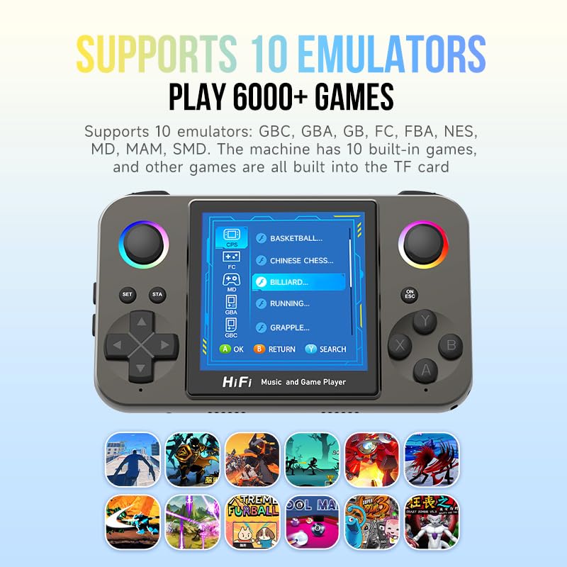 Tragbare-Retro-Spielkonsole-30-IPS-HD-Handheld-Spielgerat-wiederaufladbarer-2000-mAh-Akku-USB-Aufladung-uber-6000-integrierte-Klassische-Spiele-fur-EIN-nostalgisches-Spielerlebnis | Dealmeister.io Alt tag für bilder post titel