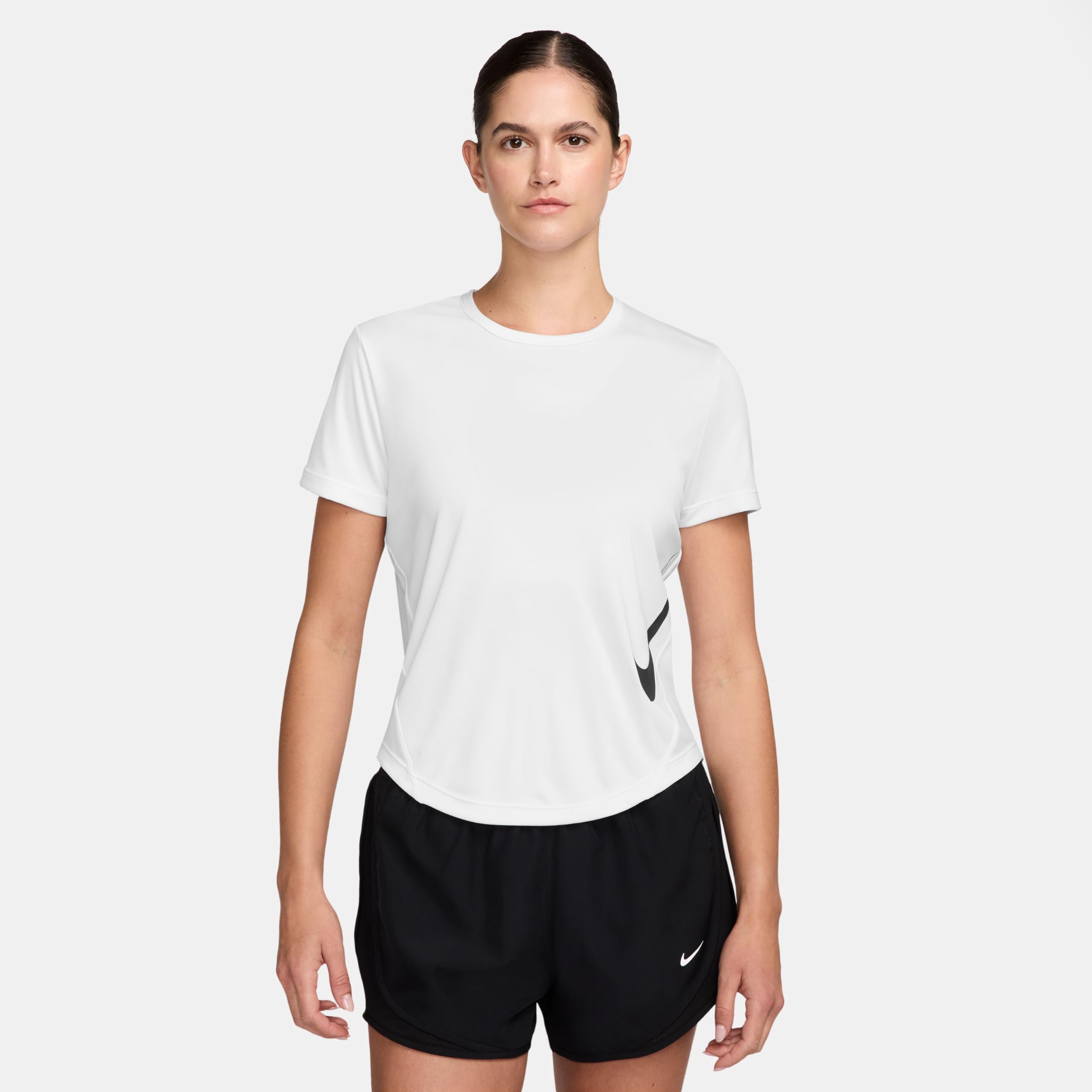 Nike Tempo Swoosh Run Nike Dri-Fit Maglietta da Donna a Maniche Corte HV2772