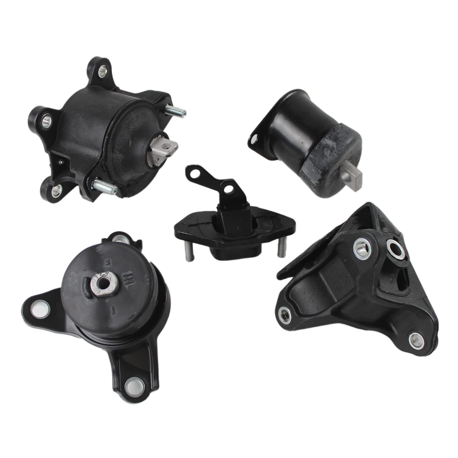 Engine Mounts Set Fits for Honda Accord Acura TSX 2.4L 2008-2013 After-Market Parts 1 Years Warranty, Engine Motor Mount Replace OE A4565 A4572 A4570 A4584 A4561