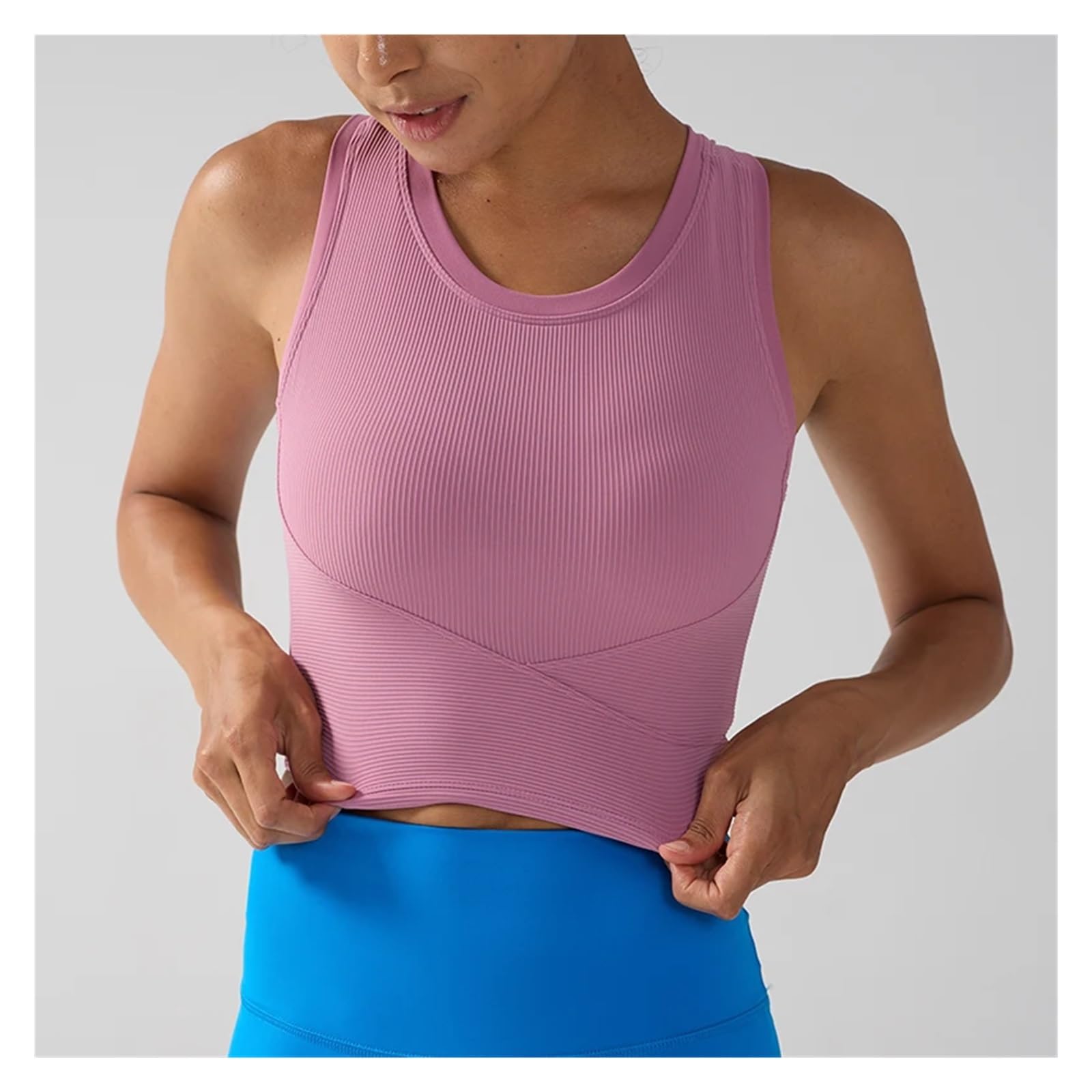 Sport BH Damen Damen Lauf-Fitness-Sportweste mit Hohlrücken-Design, Enge Yoga-BH-Weste for aktives Tragen