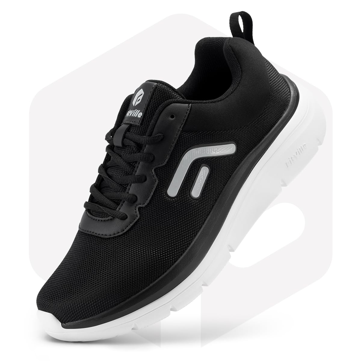 FitVille Zapatillas Caminar Hombre Extra Anchas - Zapatillas Casual Amortizado Sneakers Zapatos Deportivos Hombre Transpirables