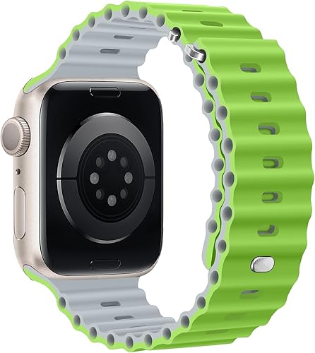 Miniatura 10 de Anlinser Bands Compatible with Apple Watch Band 41mm 40mm 38mm, Adjustable Loop Designed for Apple Watch SE Series 9 8 7 6 5 4 3