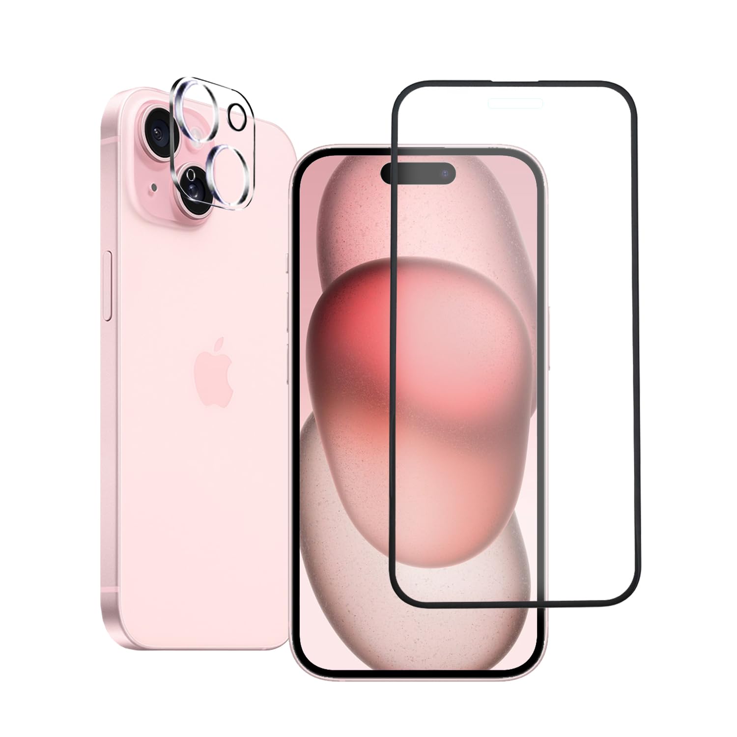 Amazon | アンチグレア フィルム iPhone 15 ガラスフィルム+iPhone 15