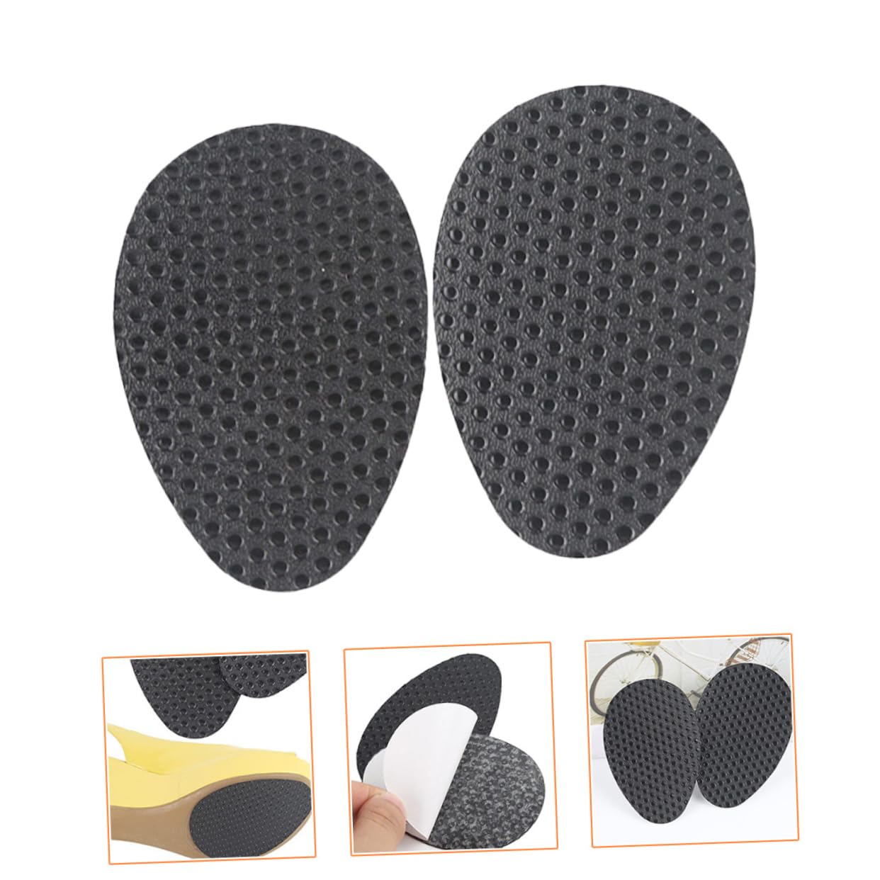 50 Pares Adhesivos antideslizantes para almohadillas para tacones altos taloneras protector de heel protector plantillas zapatos anti-ruido pegatinas cojines de
