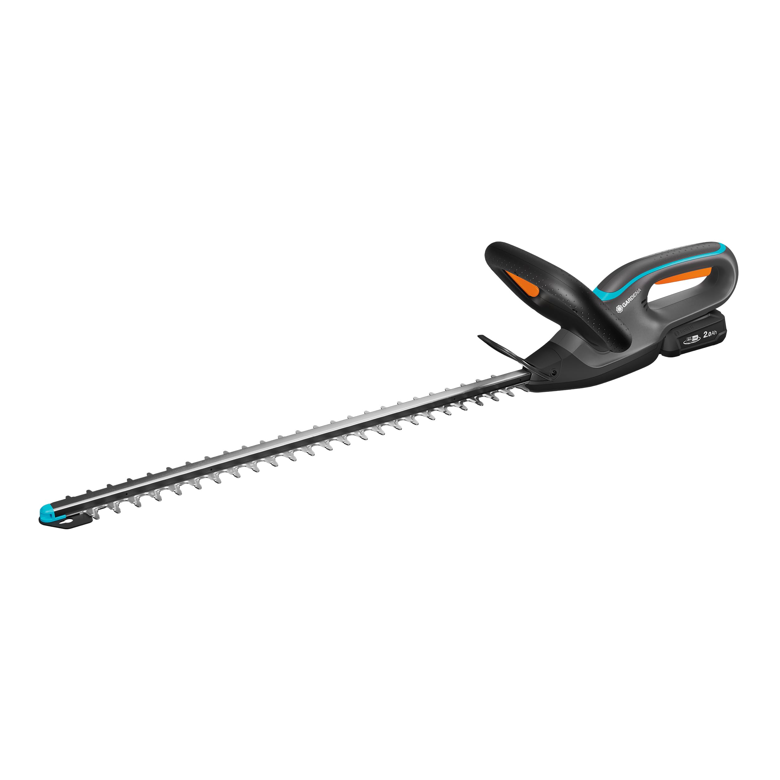 Gardena Akku-Heckenschere EasyCut 55/18V P4A Ready-To-Use Set: Lasergeschnittene Klingen, Klingenschutz, Ergonomischer Griff, Platzsparende Aufbewahrung, Kabellos (14735-20)