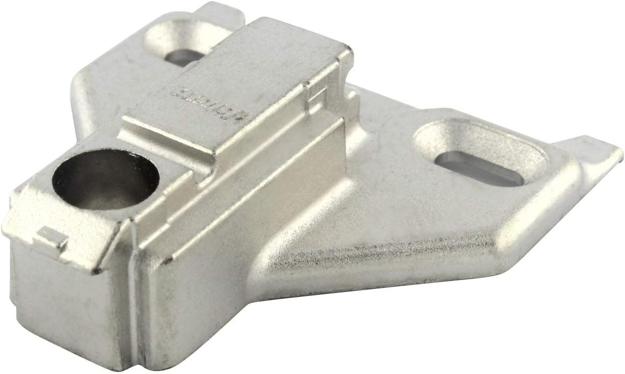 BlumClip Top Face Frame Mounting Plate with Off-Center Mounting, 6mm