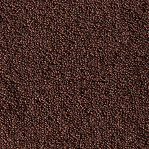 Popular Bath Bath Rug, Larissa Collection, 21" x 12", Rose Design, Brown, 79 cm (Round) - Image 4