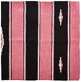 Tough 1 Wool Sierra Saddle Blanket, Pink/Black