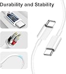for iPhone 15/16 Car Charger, 43W 2-Port Fast USB C Car Charger Power Adapter with 6FT USB C to Type C Cable for iPhone 16e 16/15 Pro Max/Plus/iPad Pro/Samsung Galaxy S25 S24 S23 S22 S21 Ultra