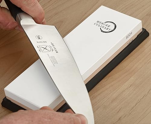 Miniatura 9 de Piedra de afilado premium Mercer Culinary 240800 granos