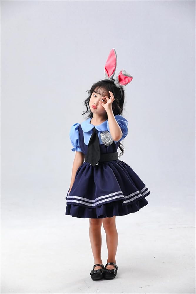 Judy ジュディ・ホップス 警察服 ズートピア こどもの日 ドレス Amazon.co.jp: [SKFJHL] ズートピア ジュディ・ホップス