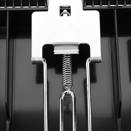 Miniatura 6 de Caja de efectivo 3 colores caja registradora cajón insertar bandeja de reemplazo cajero cuatro caja con clip de metal (negro)