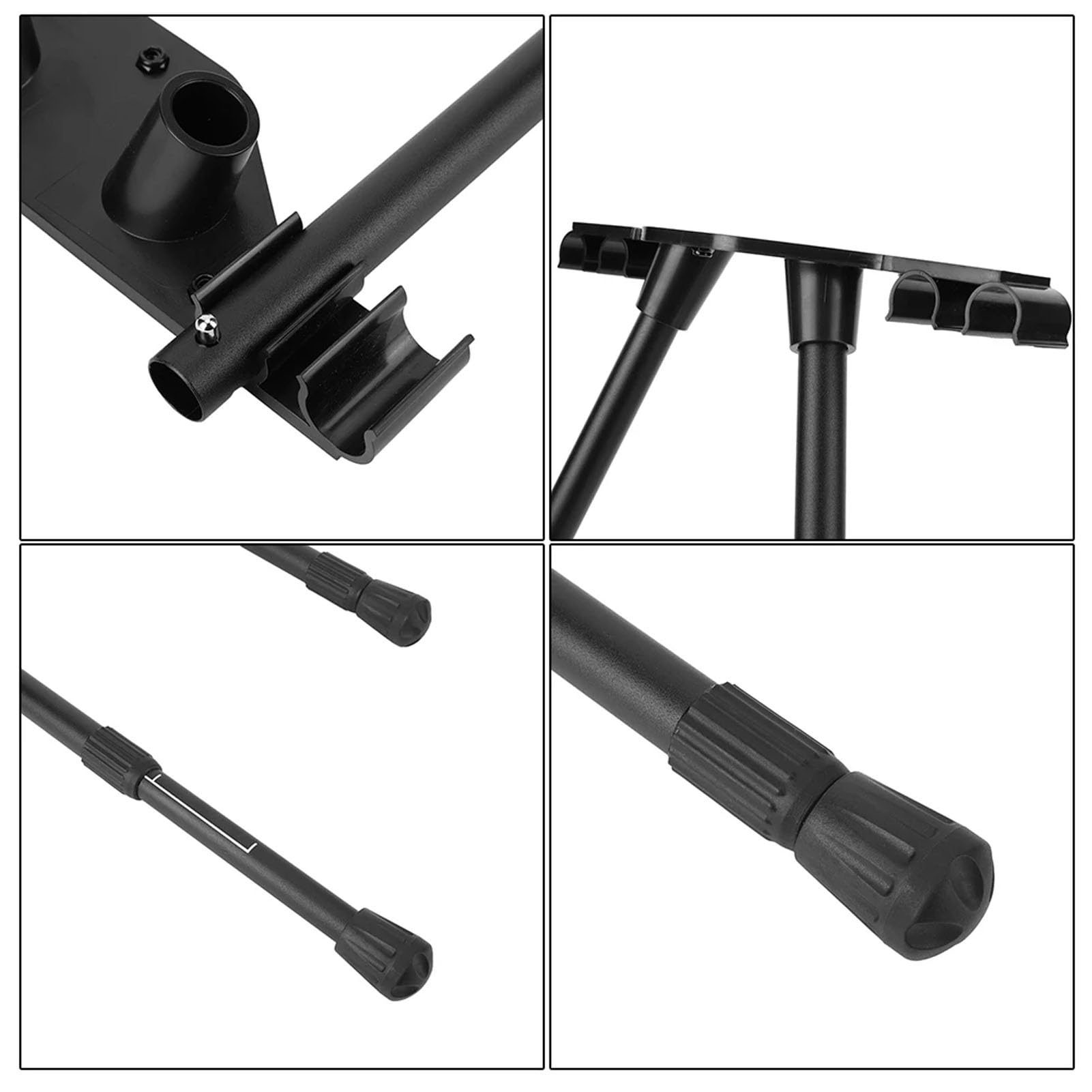 Klappbare Camping-Tischbeine, höhenverstellbar stabile Aluminiumlegierung mit Nylonverbindungen, Faltbare Outdoor-Tischbeine für Garten Picknick und Outdoor-Abenteuer