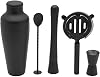 Houdini 5 Piece Bar Tool Set, Black