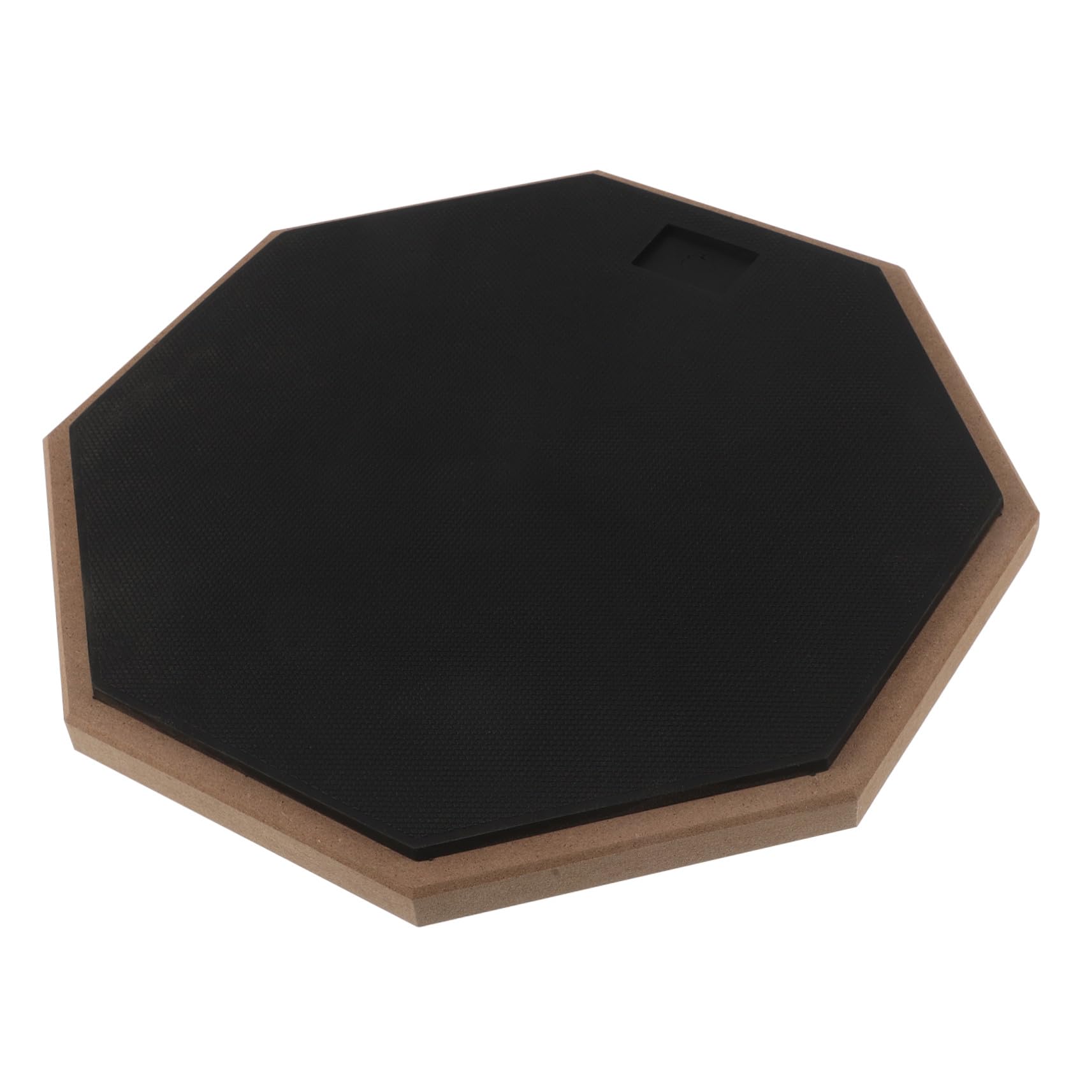 Yardwe Pad de Goma de 12 Pulgadas de Práctica Octogonal para Batería Ligero y Estable Diseño Portátil Adecuado para Uso en Casa y Escuela