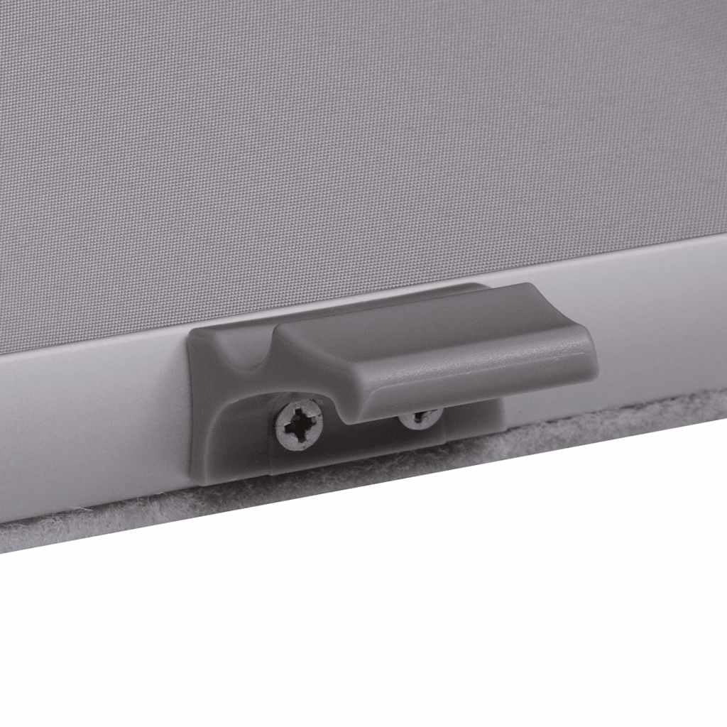 Store Enrouleur occultant Gris S06/606 en Polyester pour fenêtre de Toit 973 x 940 mm avec Fixation Facile, Protection Solaire, Isolation Thermique et intimité optimale
