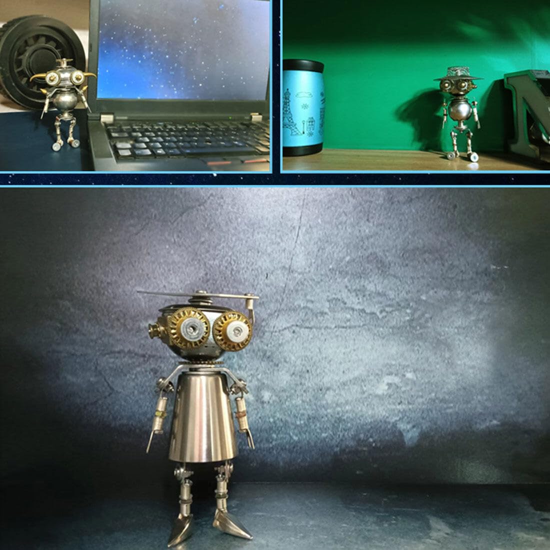 Zestaw narzędzi do puzzli metalowych 3D Puzzle metalowe 3D Mechaniczne zestawy modeli międzygwiezdnej wymiany kulturowej, 1200 sztuk Puzzle 3D ze stali nierdzewnej