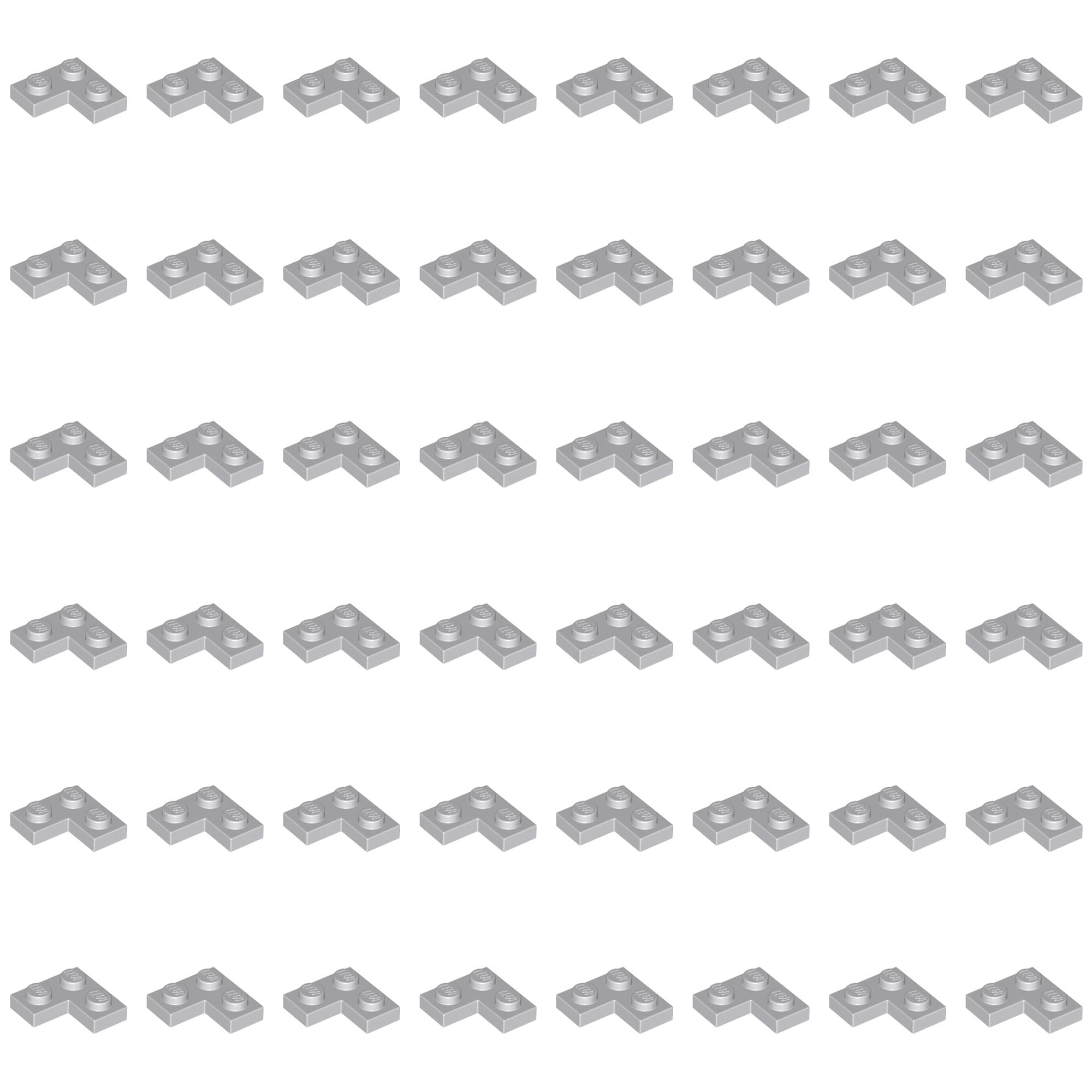 LEGO Plate 2 x 2 Corner, Part 2420 (Light Bluish Gray, 10, Bricks) โ image 1