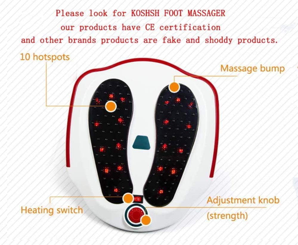 Masaż elektromagnetyczny masażer do stóp, masażer ciała Shiatsu masażer cyrkulacyjny Boost pompa mięśni łydek do stymulacji krążenia krwi terapia ulga w bólu
