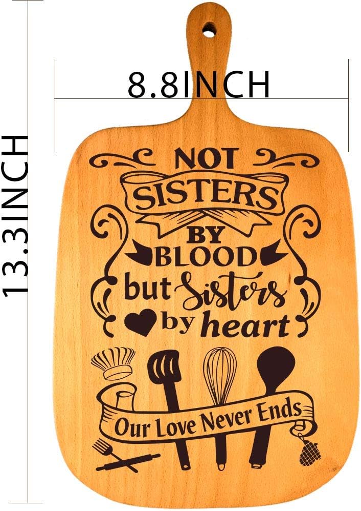 🛒 Crаzу Dеаlѕ Sister Friend Gifts | Friendship | BFF | Bonus Sister | For Women | Her | Funny | Christmas | Cutting Board Crаzу Clеаrаnсе Sister Friend Gifts | Friendship | BFF | Bonus Sister | For Women | Her | Funny | Christmas | Cutting Board