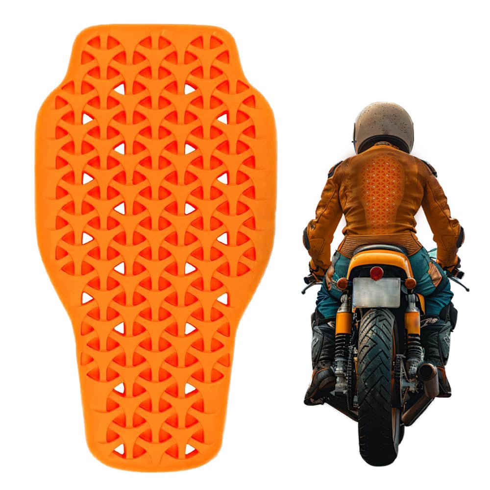 Protection Dorsale pour Moto, Protection Dorsale de Moto Amovible, Insert de Protections Dorsale 42 x 23 cm, Haute Sécurité Certifiée CE Dorsale Motos pour VTT et Motos, Adulte Unisexe