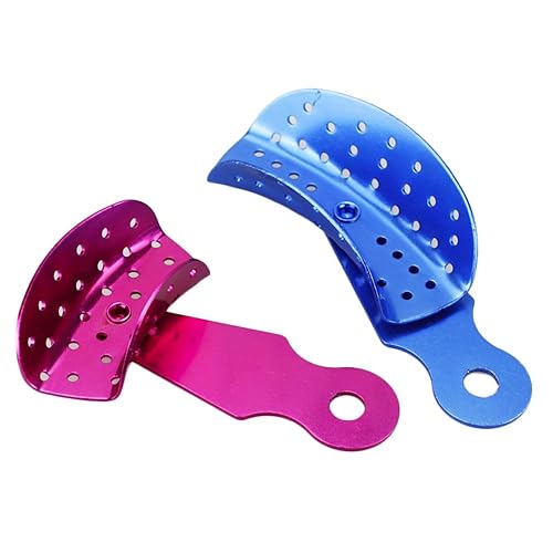 Miniatura 2 de melleco 6pcs dental Impresión Bandeja giratorio bandeja Impresión de cuadrante de aluminio ajustable Esterilizable En Autoclave