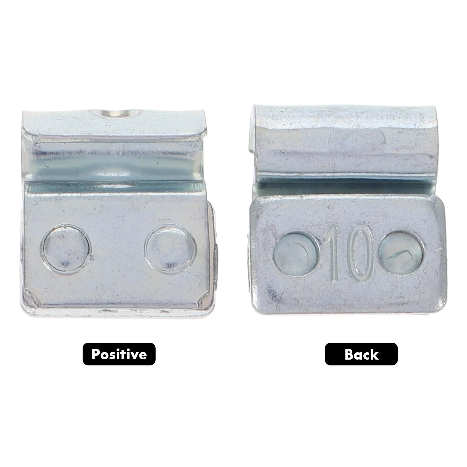 Kit Pesi per Bilanciamento Pneumatici Auto 100 Pezzi in Ferro e Acciaio Clip per Cerchi in Lega Adatto a Riparazione e Guida Sicura